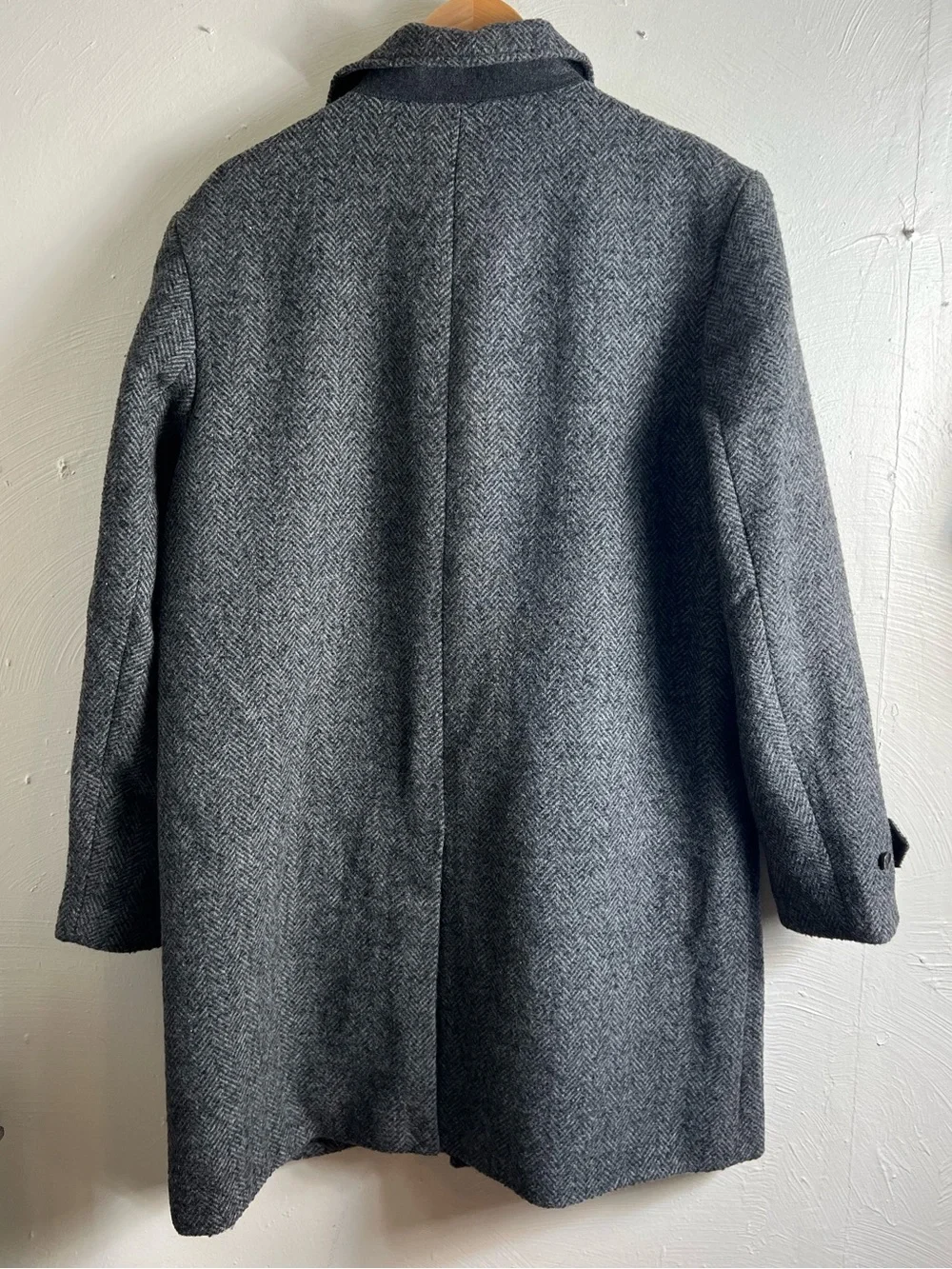 J Crew Chevron Thompson Car Coat NWT